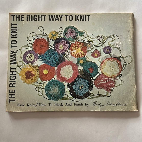 1969 The Right Way To Knit Book 2 Evelyn Stiles Stewart Knitters Make Yourself - Picture 2 of 15